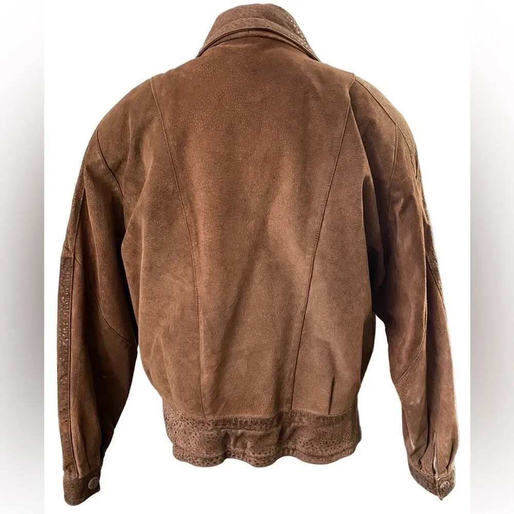 Byrnes and Baker Vintage 1980’s Leather Insulated Jacket